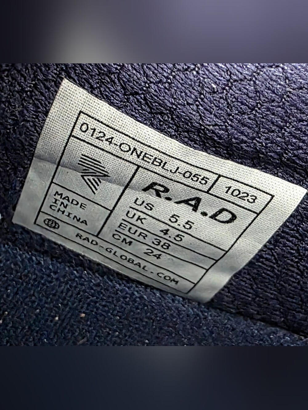 R.A.D Global RAD One V1 Men’s blue Training Shoes Size 5.5 Unisex Rad Sneakers - Picture 10 of 11